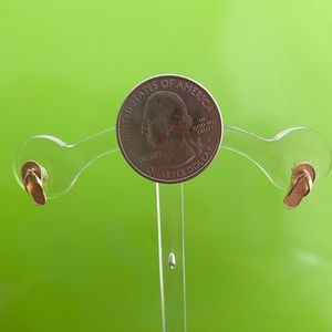 14 kt. YG Baby Slipper post earrings